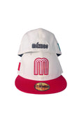 New Era México Béisbol Two Tone Chrome White /Scarlet 59fifty Fitted Cap