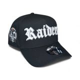 New Era Las Vegas Raiders Script 60th Season Patch A-Frame 9forty Snapback Cap