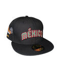 New Era Mexico Beisbol Script Gallo Patch 59fifty Fitted Cap