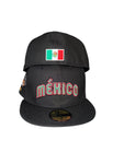 New Era Mexico Beisbol Script Gallo Patch 59fifty Fitted Cap