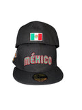 New Era Mexico Beisbol Script Gallo Patch 59fifty Fitted Cap