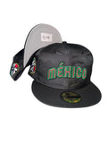 New Era Mexico Beisbol Script Black Camo Águila Patch 59fifty Fitted Cap