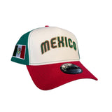 New Era Mexico Script WBC Logo 9forty A-frame Snapback Cap