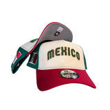 New Era Mexico Script WBC Logo 9forty A-frame Snapback Cap