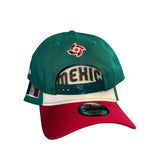 New Era Mexico Script WBC Logo 9forty A-frame Snapback Cap