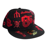 New Era Diablos Rojos del Mexico All Over 59fifty Fitted Cap