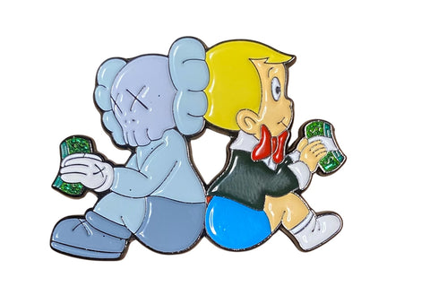 Thehatdog1 Kaws x Richie Rich Pin