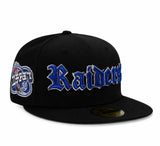 New Era Las Vegas Raiders Draft 1998 Patch Navy Metallic Edition 59fifty Fitted Cap