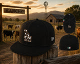 New Era Los Angeles Dodgers Cow Print Metallic Mexico Flag Patch 59fifty Fitted Cap