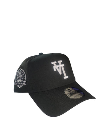 New Era Los Angeles Dodgers  Upside down Logo 60th Anniversary Patch A-frame 9forty Snapback Cap