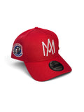 New Era Águilas De Mexicali Scarlet 9forty A-frame Snapback Cap