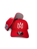 New Era Águilas De Mexicali Scarlet 9forty A-frame Snapback Cap