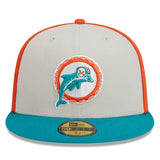 New Era Miami Dolphins 2024 Sideline Historic 59fifty Fitted Cap