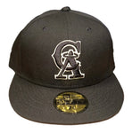 New Era California Angels Black and White 59fifty Fitted Cap