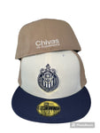 New Era Club Deportivo Guadalajara Chivas Chrome/ Camel 59fifty Fitted Cap