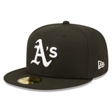 New Era Oakland Athletics Black & White 59fifty Fitted Cap