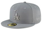 New Era Los Angeles Dodgers Storm Grey 59fifty Fitted Cap