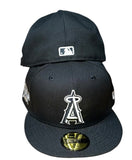 New Era Los Ángeles Ángels of Anaheim Black and White 2010 ASG SP Gray UV 59fifty Fitted Cap