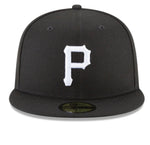 New Era Pittsburgh Pirates Basic Black and White 59fifty Fitted Cap