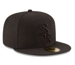 New Era Chicago White Sox Blackout Basic 59fifty Fitted Cap