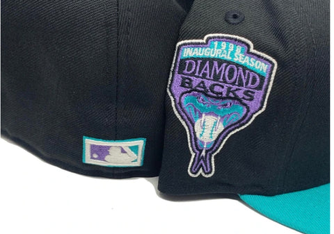 New Era Arizona Diamondbacks 1998 Inaugural Season Capsule Exclusive  59Fifty Fitted Hat White/Green Men's - US