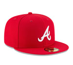 New Era Atlanta Braves Scarlet Fashion Color 59fifty Fitted Cap
