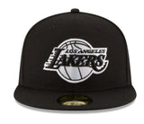 New Era Los Angeles Lakers Black & White 59fifty Fitted