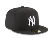 New Era New York Yankees Black and White 59fifty Fitted Cap