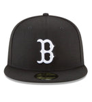 New Era Boston Red Sox Black & White 59fifty Fitted Cap