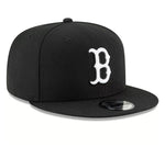 New Era Boston Red Sox Black & White 9fifty Snapback Cap