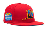 New Era  Tampa Bay Rays Hot Wheels Tropicana Field Patch Sky UV 59fifty Fitted Cap