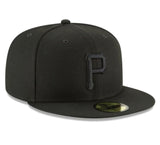 New Era Pittsburgh Pirates Blackout 59fifty Fitted Cap