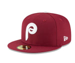 New Era Philadelphia Phillies Cooperstown Collection Logo 59fifty Fitted Cap