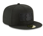 New Era MLB Batterman Logo Blackout Basic 59fifty Fitted Cap