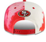 New Era San Francisco 49ers 2022 Sideline Ink Dye Snapback Cap