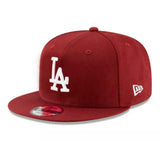 New Era Los Angeles Dodgers Basic Burgundy 9fifty Snapback Cap