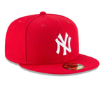 New Era New York Yankees Scarlet Fashion Color 59fifty Fitted Cap