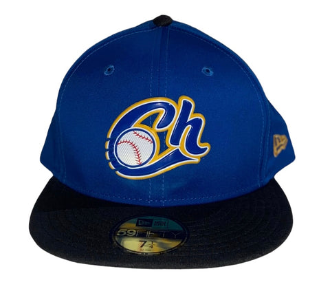 New Era 59FIFTY Charros de Jalisco Two Tone Fitted Hat Black Royal Blue