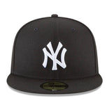 New Era New York Yankees Black and White 59fifty Fitted Cap