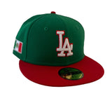 New Era Los Angeles Dodgers Mexico Flag Side Patch 59fifty fitted Cap