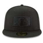 New Era MLB Batterman Logo Blackout Basic 59fifty Fitted Cap
