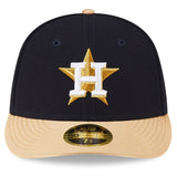 New Era Houston Astros  2023 Gold Collection Low Profile 59fifty Fitted Cap