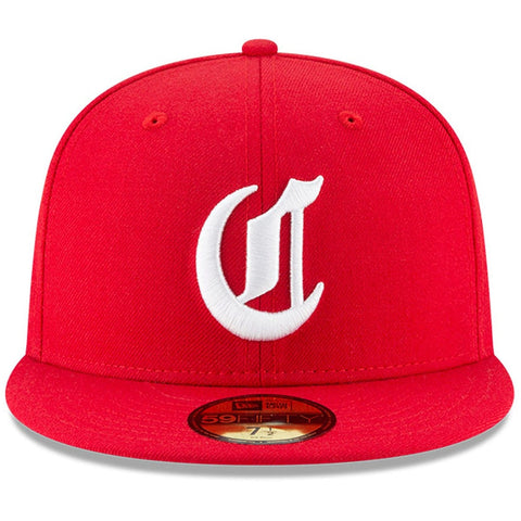 New Era Cincinnati Reds Cooperstown Collection Logo 59fifty Fitted Cap