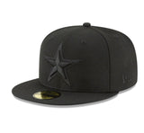New Era Dallas Cowboys Blacked Out 59fifty Fitted Cap
