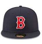 New Era Boston Red Sox Cooperstown Collection Logo 59fifty Fitted Cap