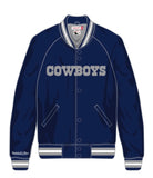 Mitchell and Ness Dallas Cowboys Double Clutch Lightweight Satin Jacket