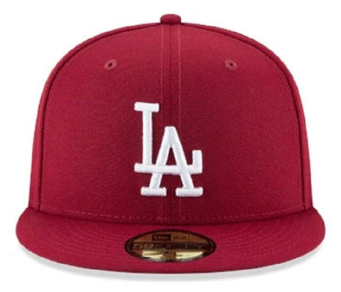 New Era Los Angeles Dodgers Burgundy Fashion Color 59fifty Fitted Cap