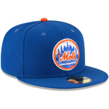 New Era New York Mets  Cooperstown Collection Logo 59fifty Fitted Cap