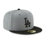 New Era Los Angeles Dodgers Storm Gray Basic 59fifty Fitted Cap