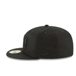 New Era MLB Batterman Logo Blackout Basic 59fifty Fitted Cap